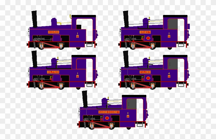 The First Five Culdee Fell Engines By Steamdiesel - Culdee Fell Railway #651969