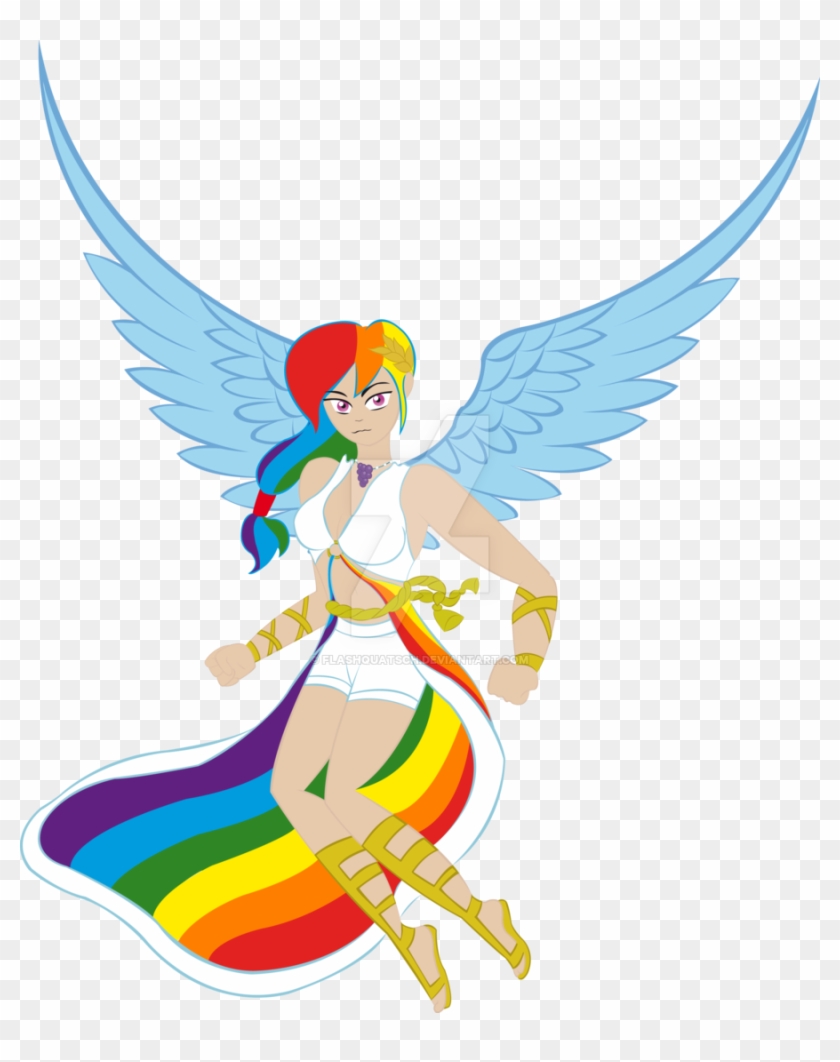 Human Rainbow Dash By Flashquatsch Human Rainbow Dash - Rainbow Dash Gala Dress Human #652045