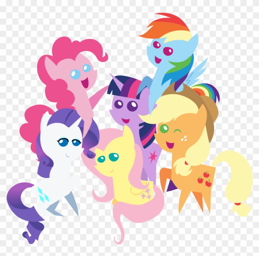 Minipones, Dead Source, Fluttershy, Mane Six, Mane - Unicorn #652189