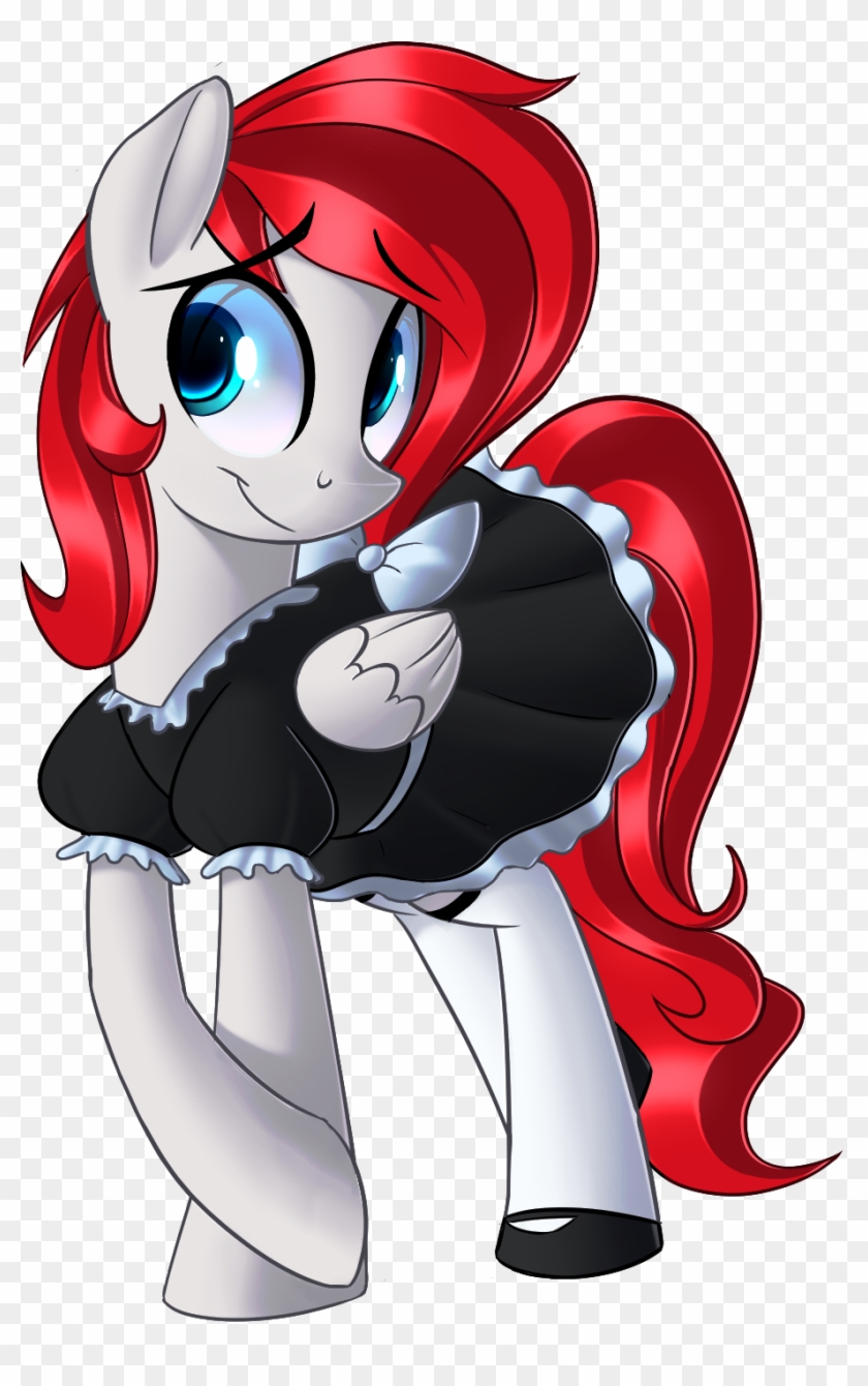 Commishair Raid Made A Maid By January3rd On Deviantart - Femboy Mlp Oc #652192