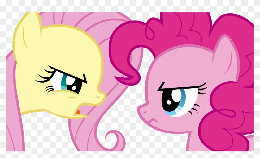 Fluttershy And Pinkie Pie Arguing By Uponia Da1s1b8 - Mlp Fluttershy And Pinkie Pie #652196
