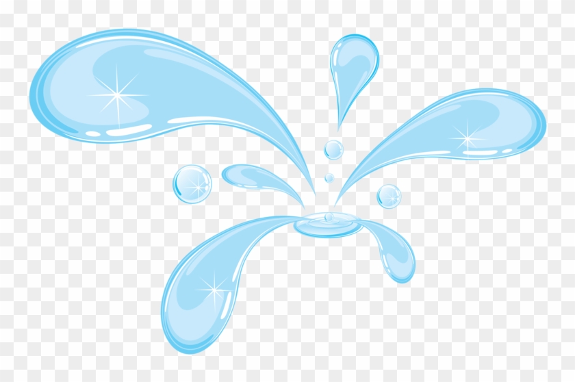 Drop Clip Art - หยด น้ำ สี ฟ้า Png #652337