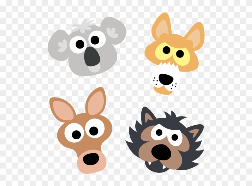 Printable Australian Animal Masks - Cartoon #652377