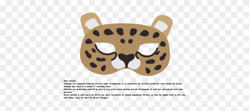 Free Printable Kids Mask Cheetah - Cheetah #652443