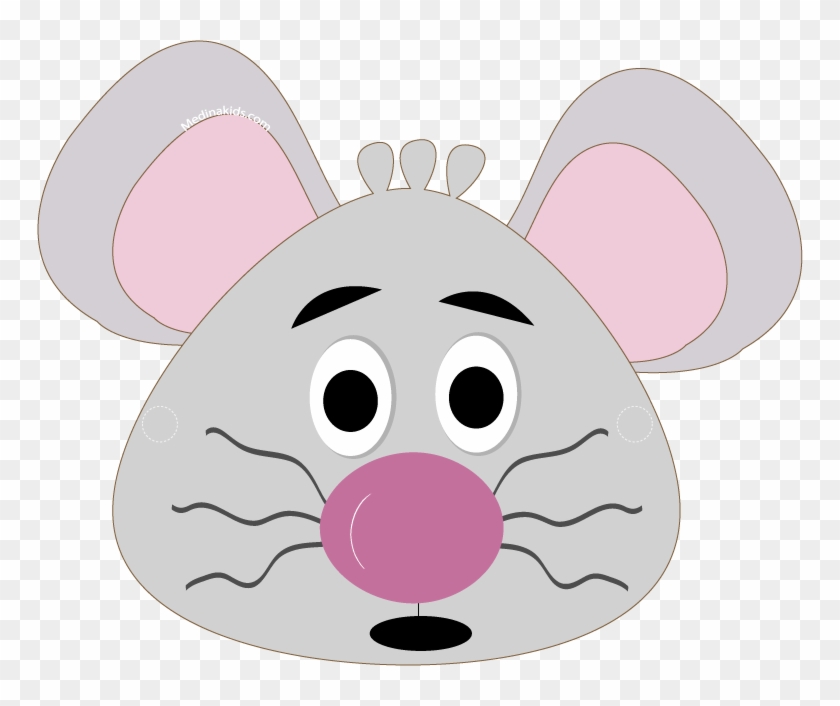 Mouse Mask Printable Medinakids Mouse Mask Craft For - Mouse Mask #652459