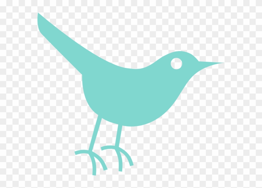 Robins Egg Twitter Bird Clip Art - Twitter Bird Icon #652473