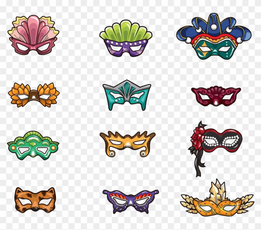 Mask Cartoon Masquerade Ball Clip Art - Mask Cartoon Masquerade Ball Clip Art #652656