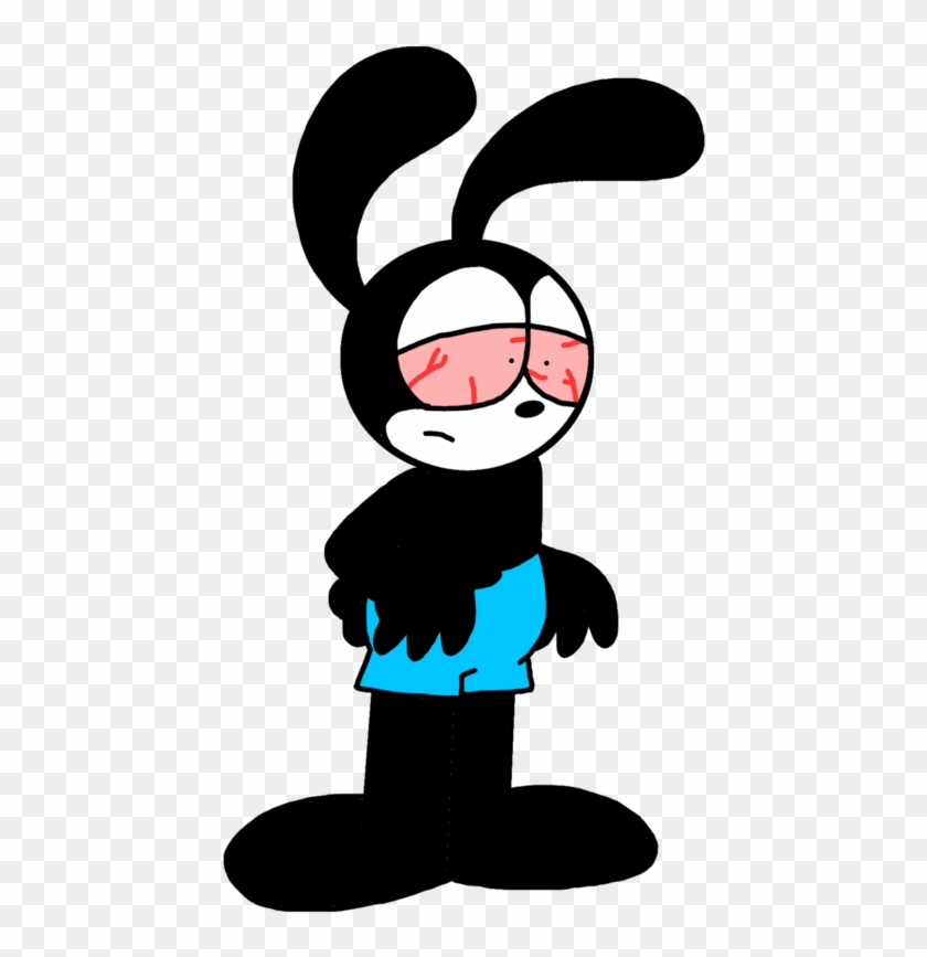 Oswald Tired With Red Eyes By Marcospower1996 - Cartoon #652616