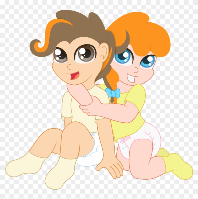 Cute, Diaper, Hug, Human, Humanized, Older, Poofy Diaper, - Mlp Eg Pumpkin Cake #652662