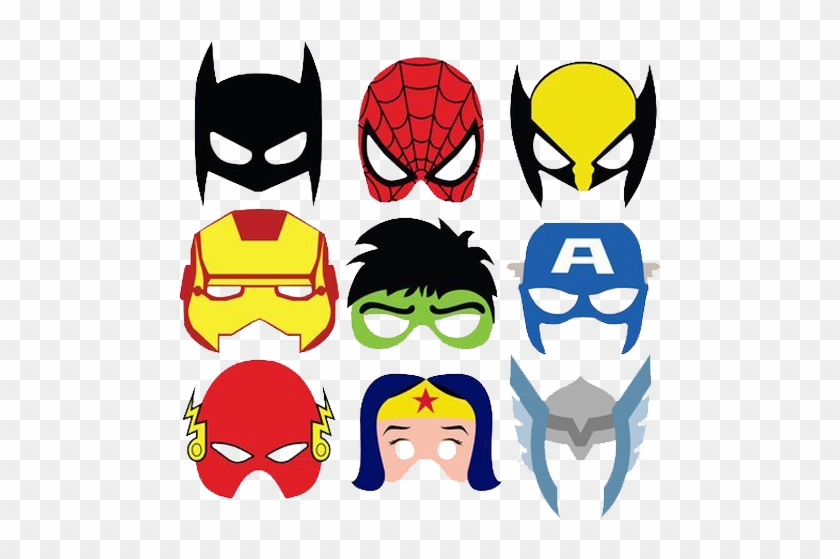 Μάσκες Avengers / Super Heroes Μάσκες Avengers / Super - Superhero Mask Template Pdf #652699