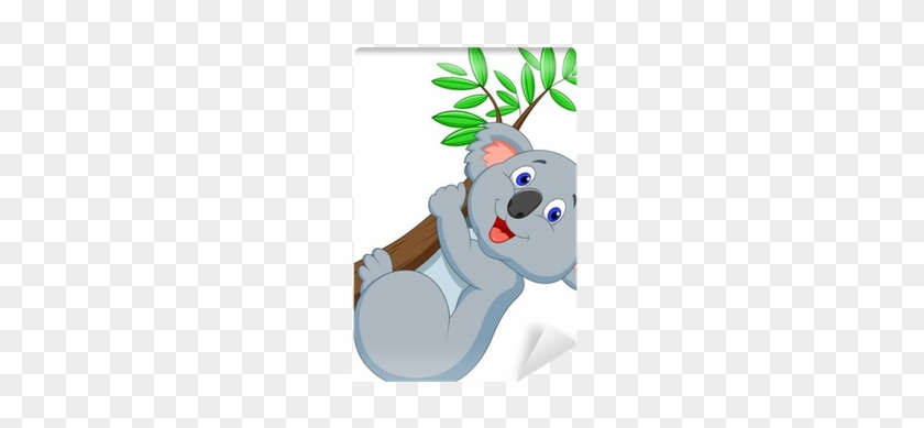 Koala Climbing Tree Cartoon #652704