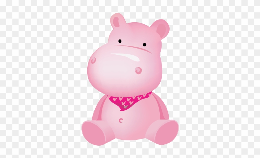 Pink Hippo Icon - Begemotik #652735