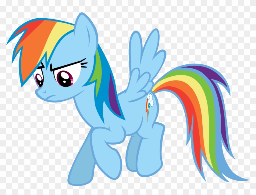 Serious Rainbow Dash By Energyfrost - Friendship Is Magic Rainbow Dash #652883