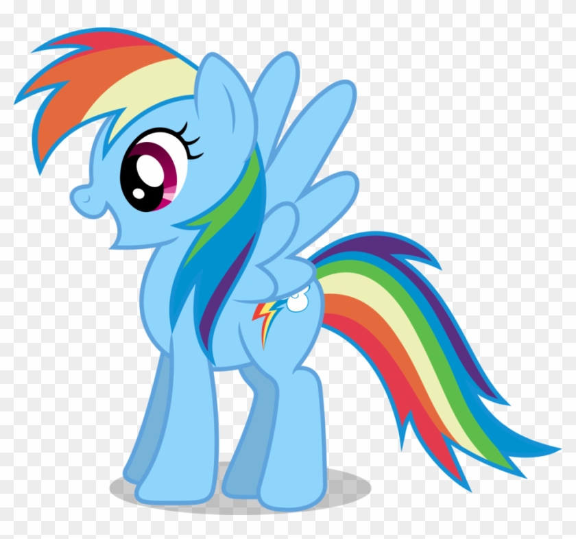 Mlp Fim Rainbow Dash Vector By Luckreza8 - Mlp Fim Rainbow Dash #652889