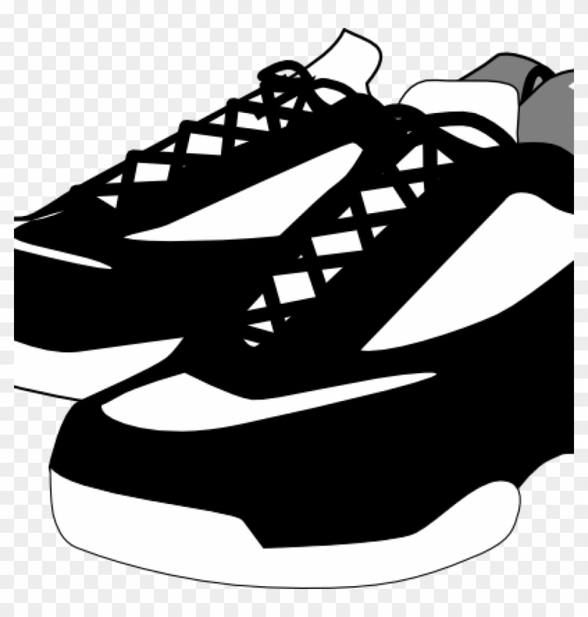 Shoes Clipart Black And White Black And White Shoes - Shoes Clip Art #652946