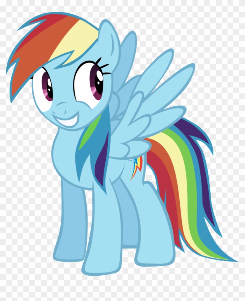 Happy Rainbow Dash Vector By Rhubarb-leaf - Friendship Is Magic Rainbow Dash #652973