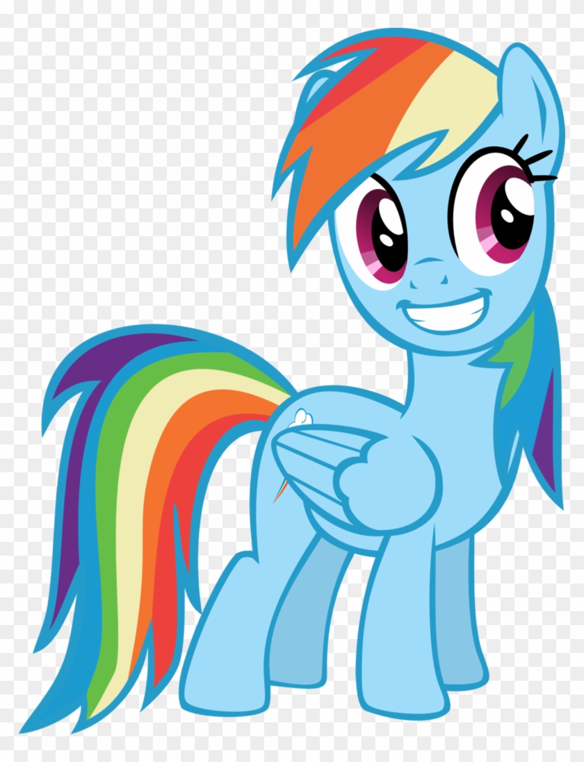 Rainbow Dash Vector By Bronydrafer - Rainbow Dash And Fluttershy #652975