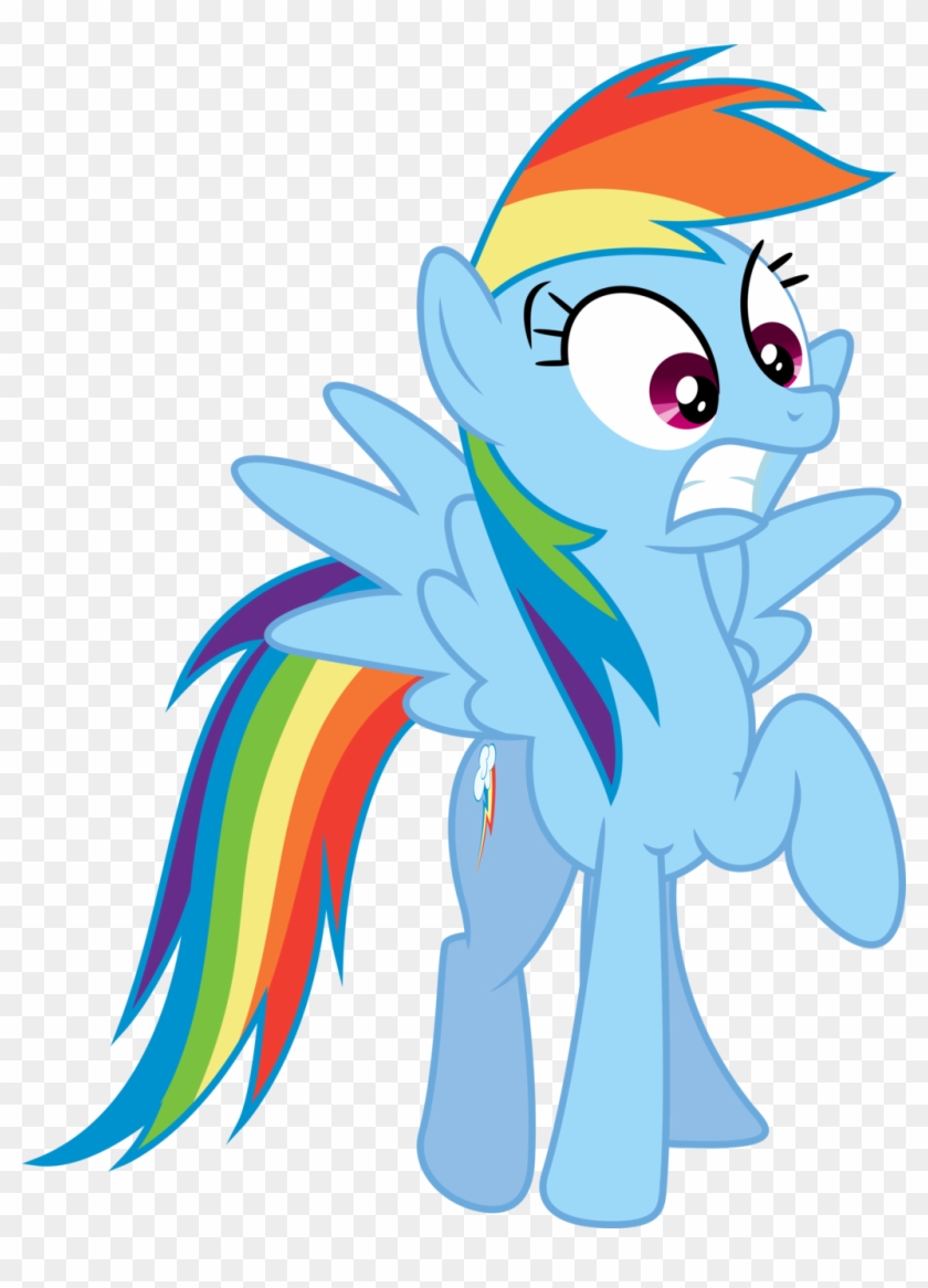 Rainbow Dash 4 By Skie-vinyl - Mlp Rainbow Dash Surprised #652994