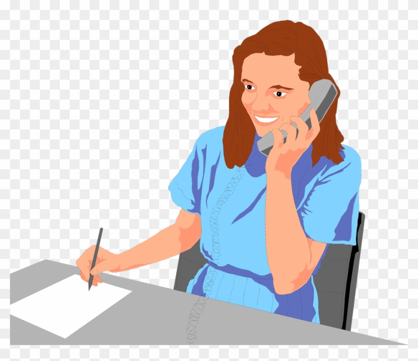 Women Clipart Phone Call - Advertising #653222