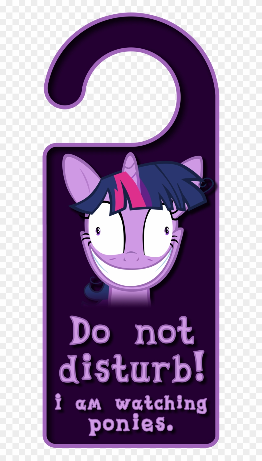 Crazy Twilight Sparkle Door Knob Hanger By Thorinair - Mlp Young Princess Cadence #653261