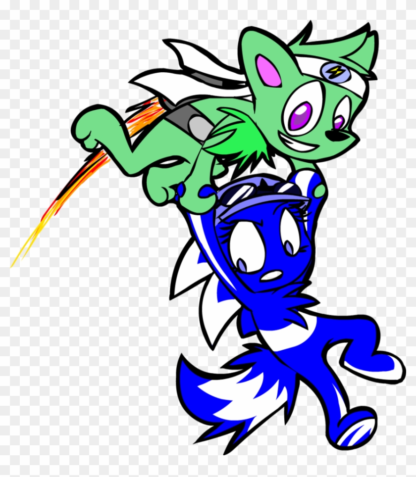 Rocket And Neptune By Neppyneptune - Cartoon #653352