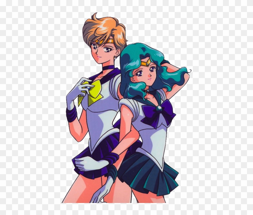 Sailor Uranus Sailor Neptune 天王 はるか 海王 みちる Free Transparent Png Clipart Images Download