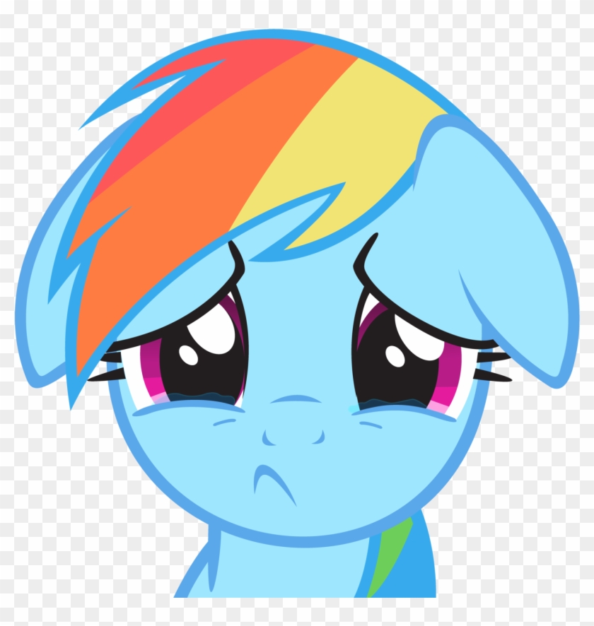 Cry By Ocarina0ftimelord Rainbow Dash - Rainbow Dash Crying Face #653703