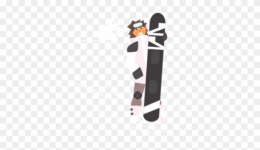Boy Wearing Goggles Holding Snowboard - Goggles #653774