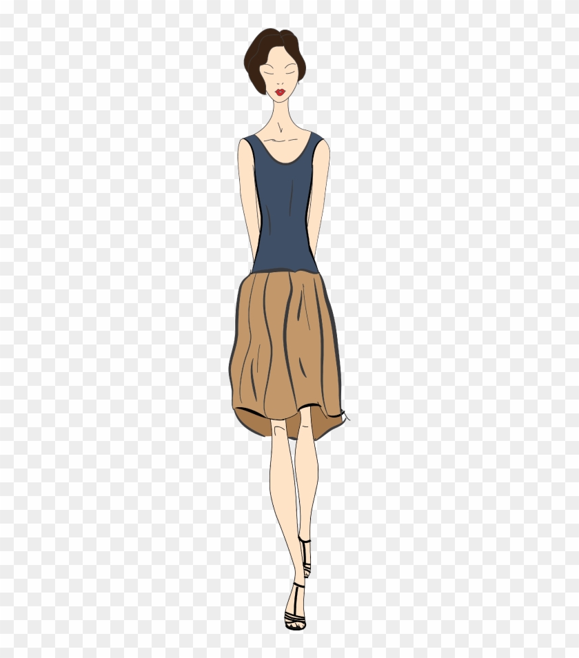 I Experimented With A Different Style For These Fashion - Illustration #653790