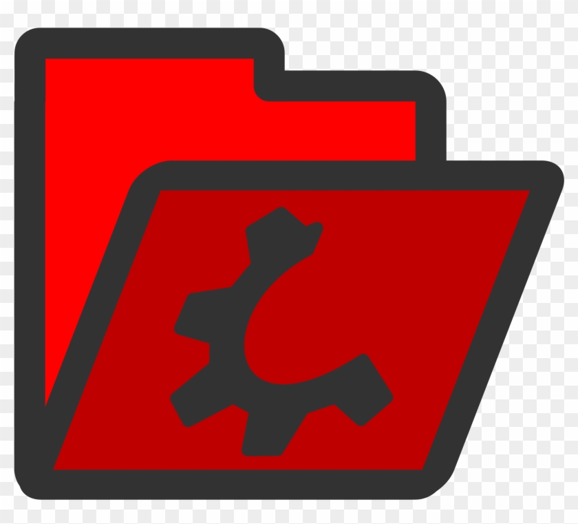Folder Red Open By Dannya Twjwdg Clipart - Directory #653834
