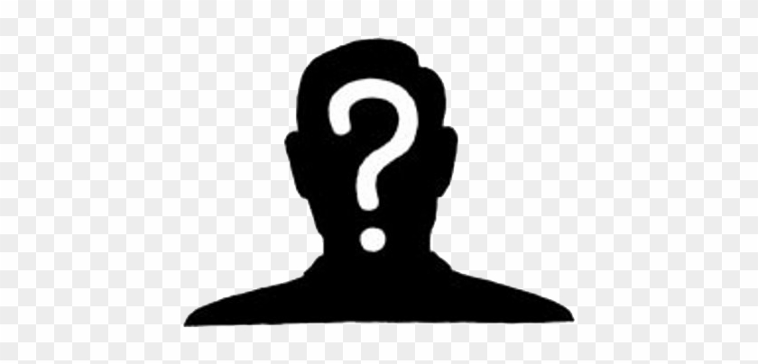 Silhouette Of Man With Question Mark - Guess Who Question Mark #653941