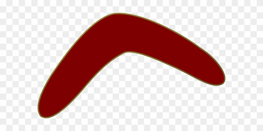 Maroon Boomerang - » - Boomerang Vector Png #653950
