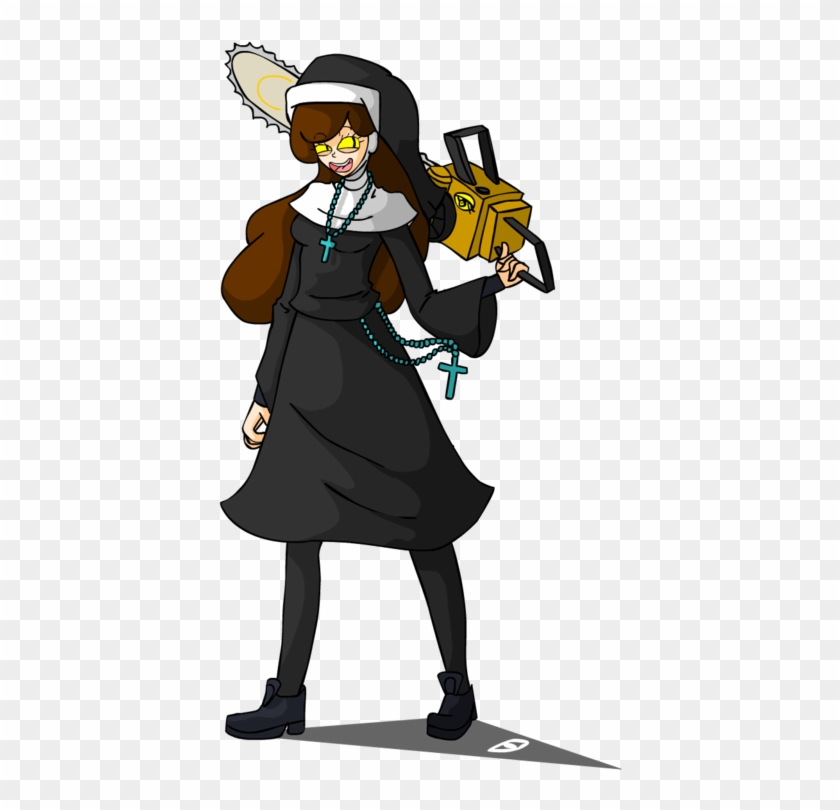 Nearly Had A Conniption Fit Drawing The Chainsaw - Cartoon #653966