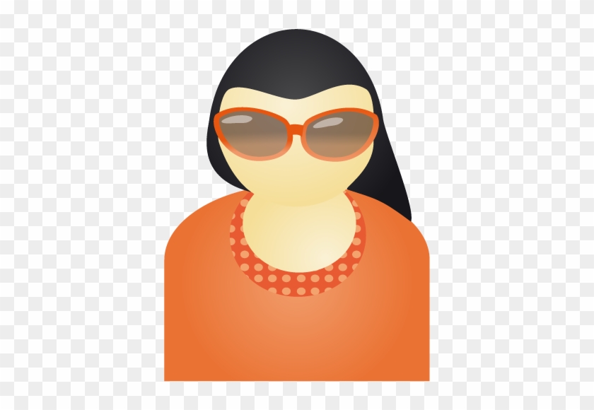 Person, User, Woman, Profile, People, Sunglass, Account, - Woman Icon #654001