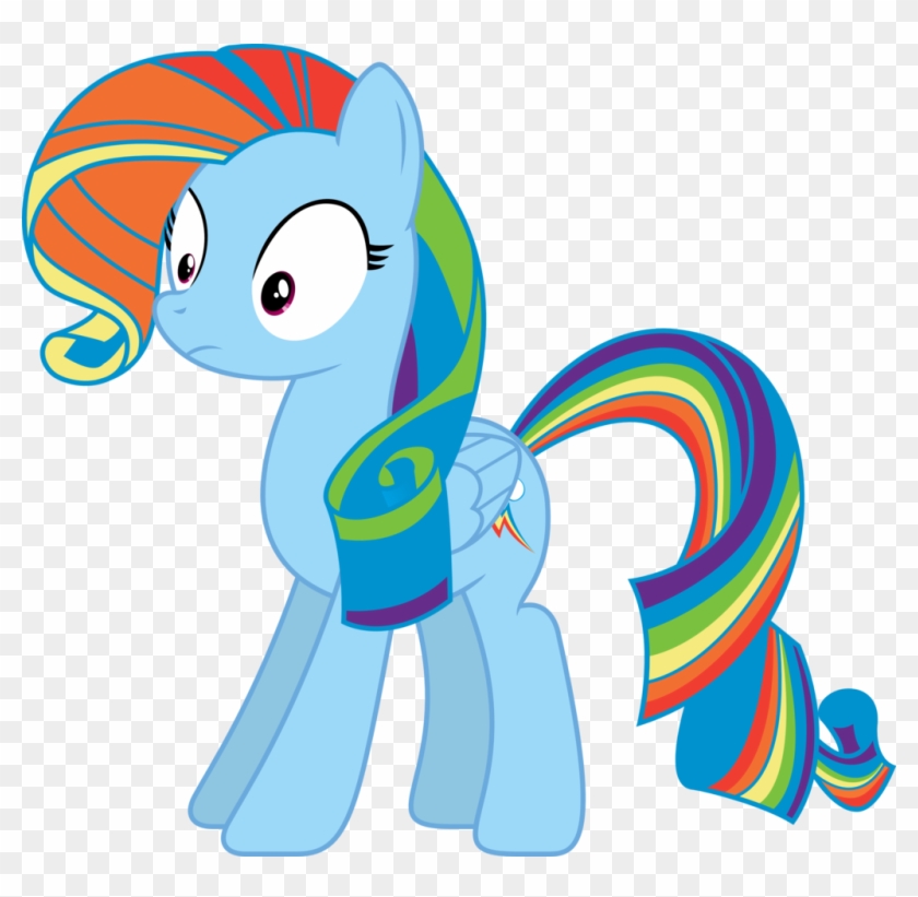 Rainbow Dash Mane Swap By W0lfylicious - Mlp Rainbow Dash Mane #654190