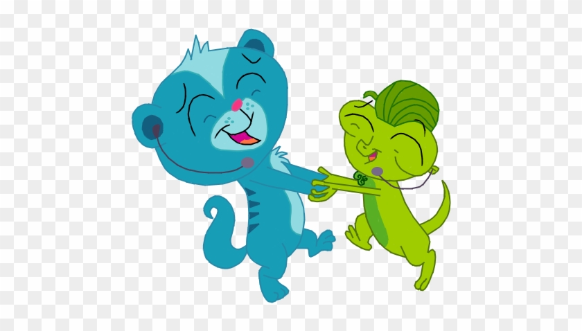 Lps Sunil And Vinnie Dancing Vector By Varg45 - Cartoon #654208