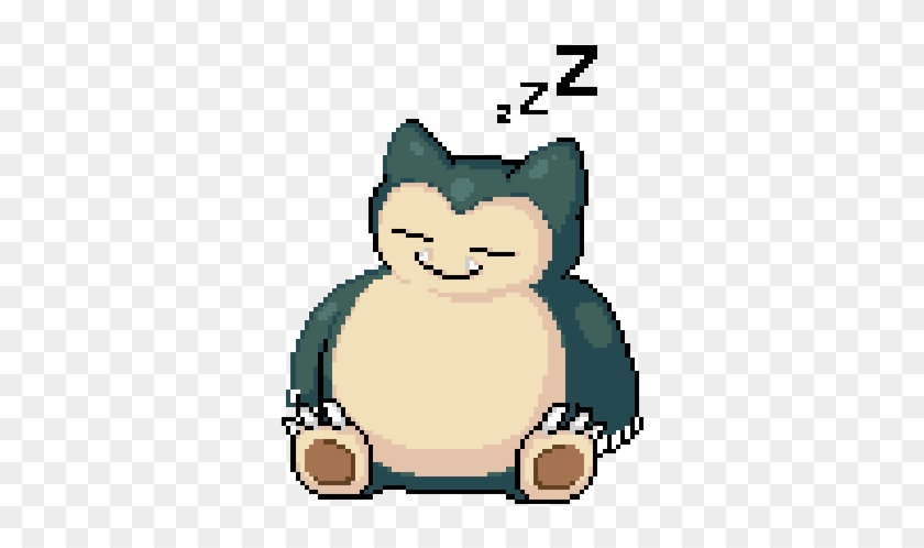 Looks Like This Poor Guy Needs To Take A Nap After - Snorlax Pixel Png #654215