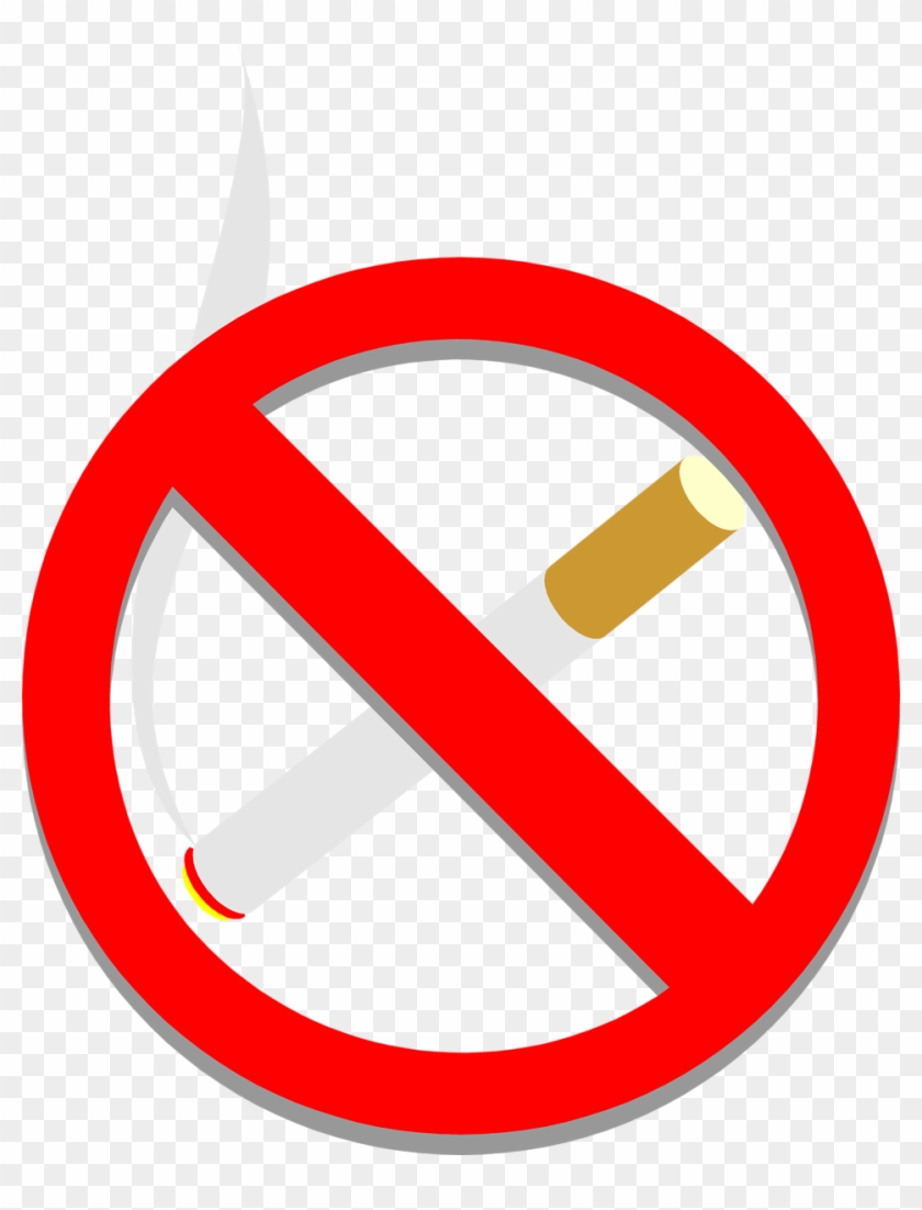 Illustration Of A No Smoking Symbol - Celebrating World Tobacco Day #654372