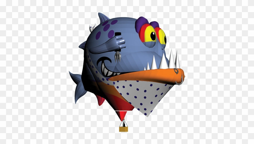 We Pay Tribute To The Jersey Shore With The Debut Of - Piranha Hot Air Balloon #654550