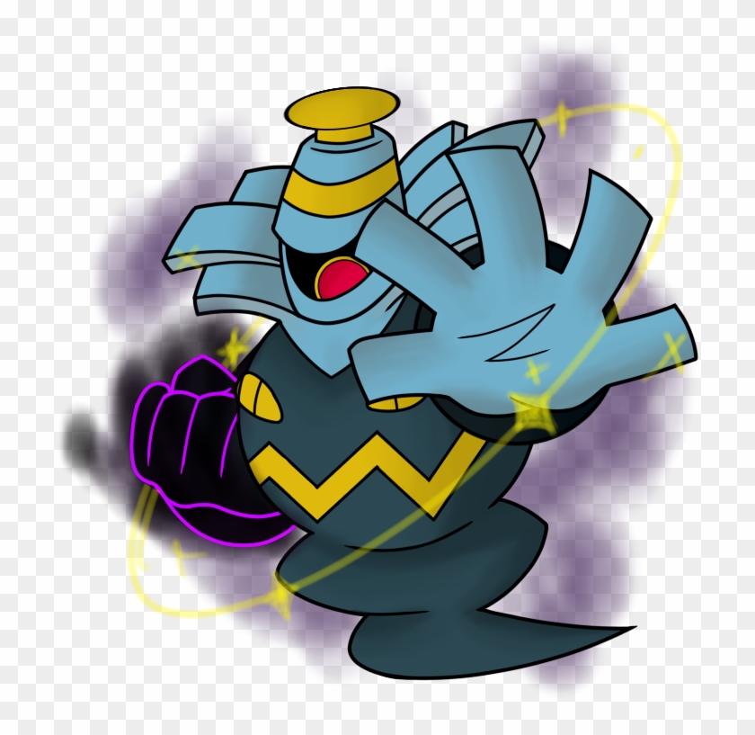 Shiny Dusknoir Used Shadow Punch By Snowmanex711 - Illustration #654613