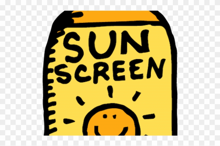 Sunscreen Bottle Cliparts - Clip Art Sun Protection #654618