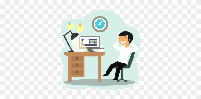 Claim Back Hours Of Your Life - Oficinista Feliz #654762