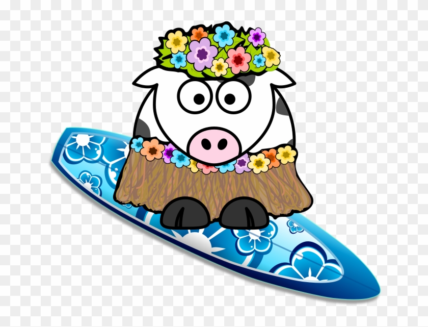 Medium Image - Cow In Hula Skirt #654876