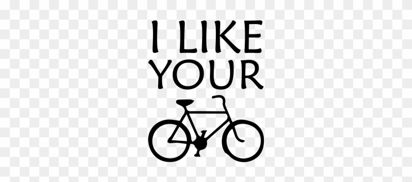0341 I Like Your Bike - Eat Sleep Bike Logo #654909