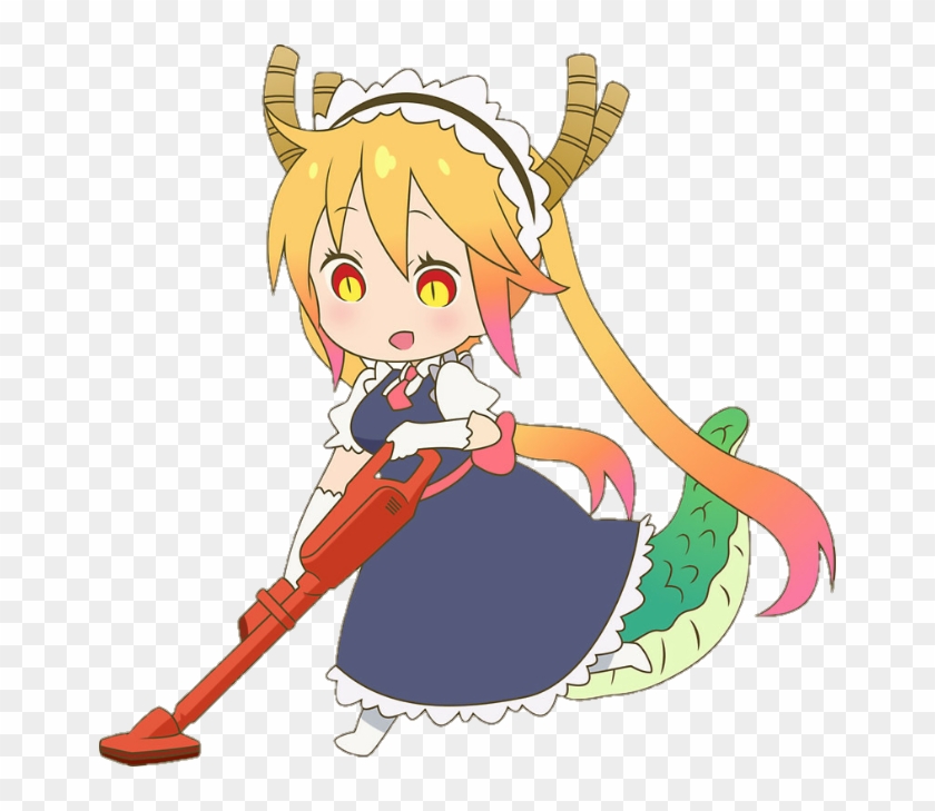 #tohru #cleaning #kobayashi-san Chi No Maid Dragon - Kobayashi San Chi No Maid Dragon Chibi #654956