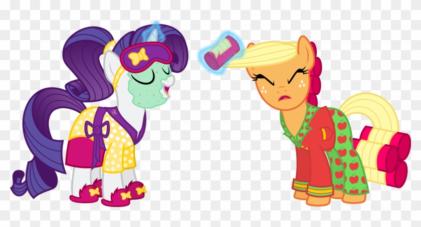 Claritea, Clothes, Facial Mask, Hair Curlers, Magic, - My Little Pony Friendship Is Magic Applejack Curlers #654977