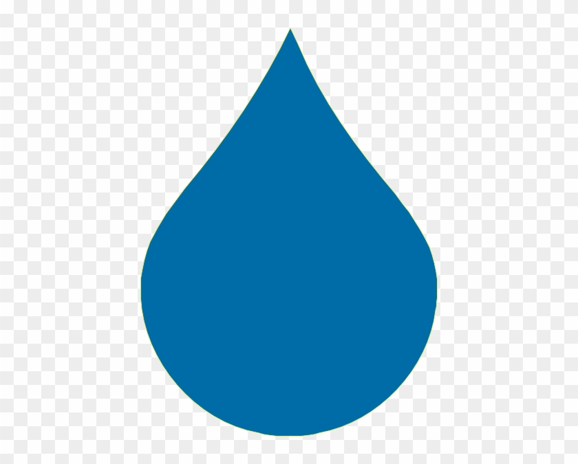 Blue Drop Clip Art At Clkercom Vector Online Royalty - Raindrop Clipart Png #655233