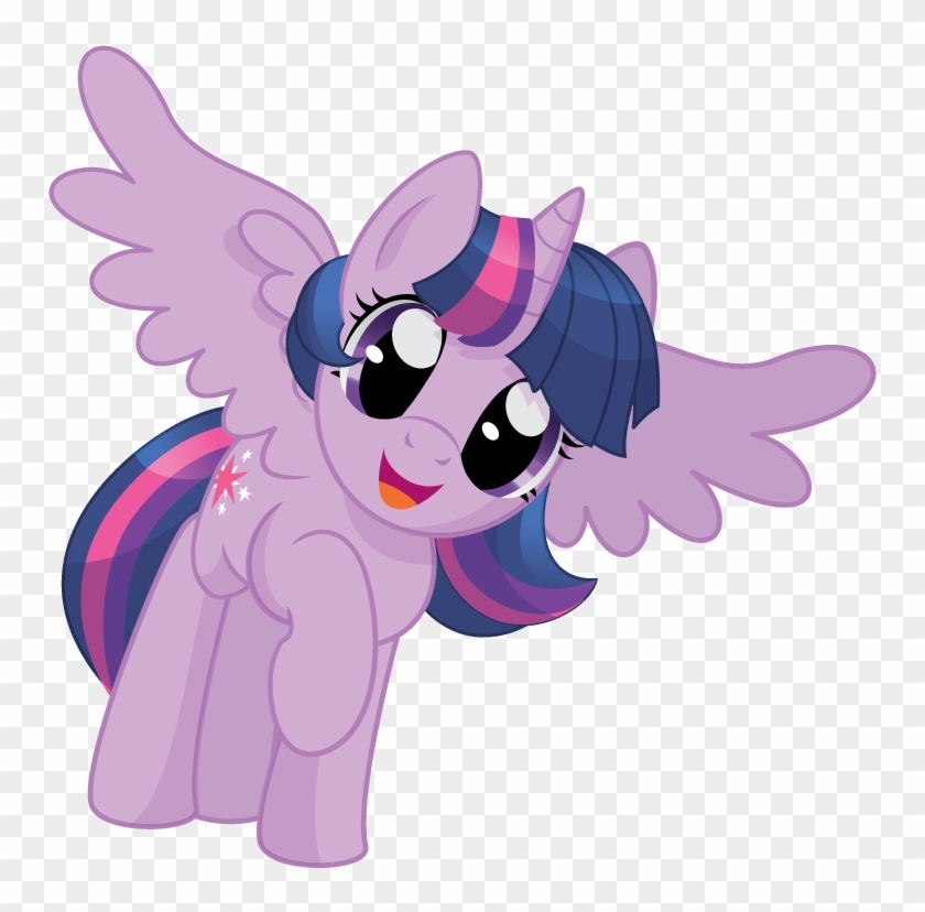 Happy Twilight By Spacekitty On Deviantart - My Little Pony Twilight Sparkle Alicorn #655490