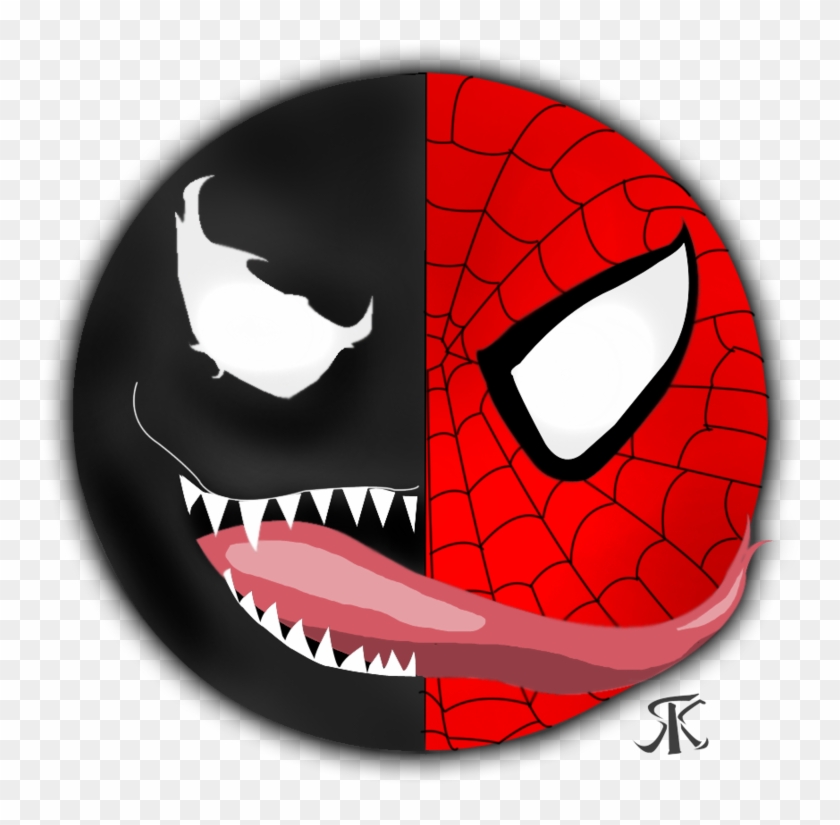 Venom Vs Spiderman By Hesitatedboy - Spiderman Logo 3 Venom #655695