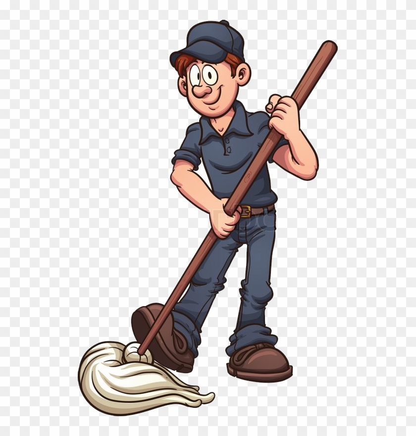 Cartoon Janitor Clipart - Janitor Clip Arts - Free Transparent PNG